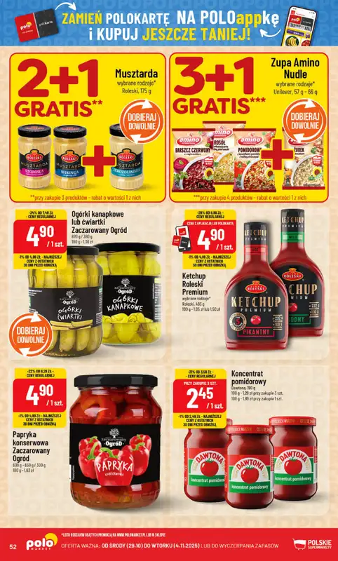 POLOmarket - gazetka promocyjna Gazetka od środy 29.10 do wtorku 04.11 - strona 52
