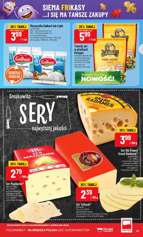 POLOmarket - gazetka promocyjna Gazetka od 艣rody 29.10 do wtorku 04.11 - strona 43 POLOmarket - gazetka promocyjna Gazetka od 艣rody 29.10 do wtorku 04.11 - strona 43