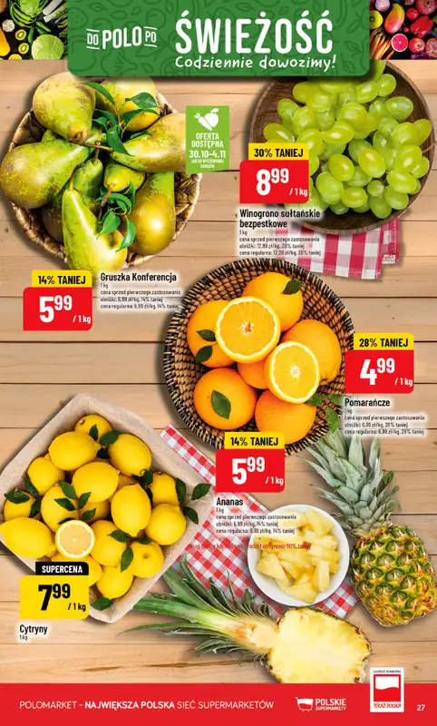 POLOmarket - gazetka promocyjna Gazetka od środy 29.10 do wtorku 04.11 - strona 27