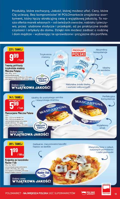 POLOmarket - gazetka promocyjna Gazetka od 艣rody 29.10 do wtorku 04.11 - strona 13 POLOmarket - gazetka promocyjna Gazetka od 艣rody 29.10 do wtorku 04.11 - strona 13