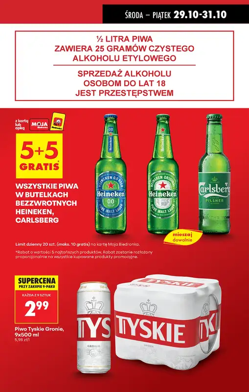 Biedronka - gazetka promocyjna Od środy od środy 29.10 do środy 05.11 - strona 13