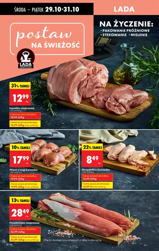 Biedronka - gazetka promocyjna Od środy, Z ladą tradycyjną od środy 29.10 do środy 05.11 - strona 30