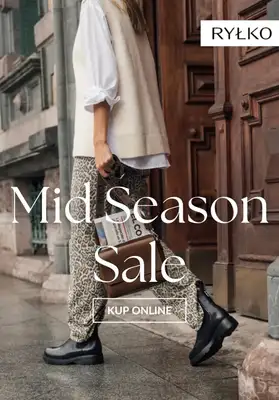 Ryłko - gazetka promocyjna MID SEASON SALE od piątku 31.10  Ryłko - gazetka promocyjna MID SEASON SALE od piątku 31.10