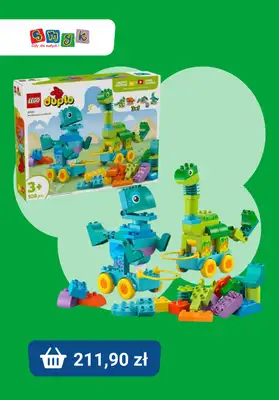 Smyk - gazetka promocyjna Klocki LEGO duplo w supercenach! od piątku 31.10  - strona 8 Smyk - gazetka promocyjna Klocki LEGO duplo w supercenach! od piątku 31.10  - strona 8