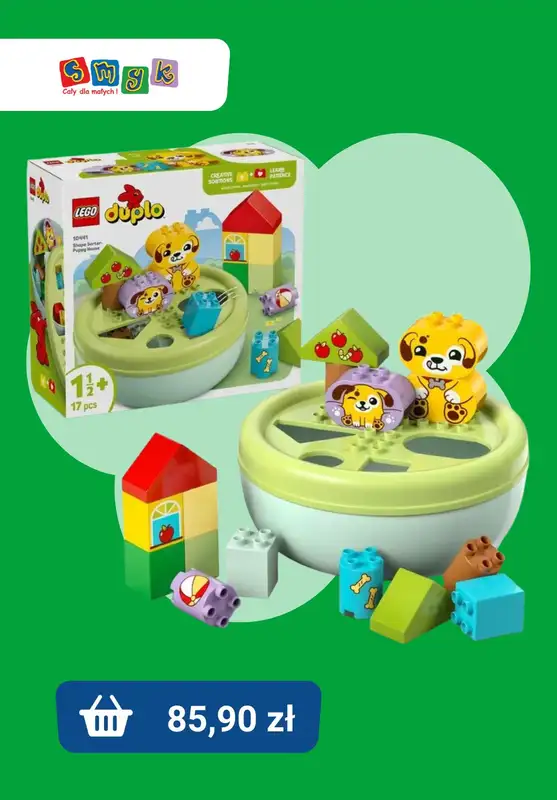 Smyk - gazetka promocyjna Klocki LEGO duplo w supercenach! od piątku 31.10  - strona 12