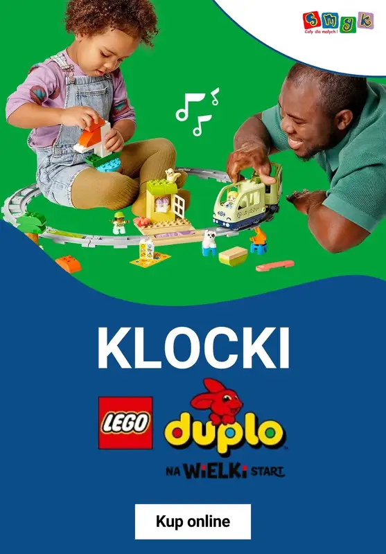 Smyk - gazetka promocyjna Klocki LEGO duplo w supercenach!  
