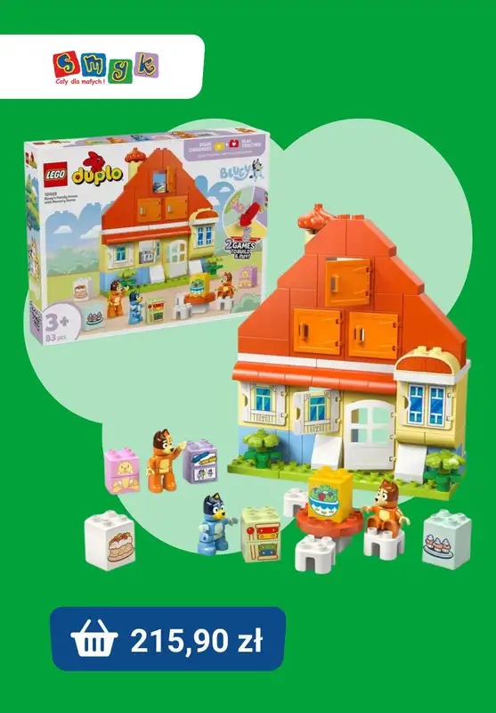 Smyk - gazetka promocyjna Klocki LEGO duplo w supercenach! od piątku 31.10  - strona 13