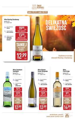 Aldi - gazetka promocyjna Gazetka alkoholowa od poniedziałku 03.11 do soboty 29.11 - strona 9