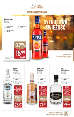 Aldi - gazetka promocyjna Gazetka alkoholowa od poniedziałku 03.11 do soboty 29.11 - strona 11