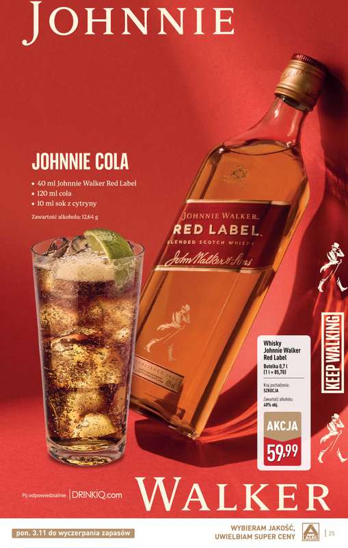 Aldi - gazetka promocyjna Gazetka alkoholowa od poniedziałku 03.11 do soboty 29.11 - strona 25