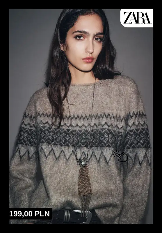 Zara - gazetka promocyjna SWETRY damskie od piątku 31.10  - strona 3