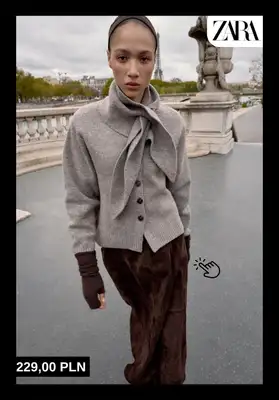 Zara - gazetka promocyjna SWETRY damskie od piątku 31.10  - strona 8 Zara - gazetka promocyjna SWETRY damskie od piątku 31.10  - strona 8