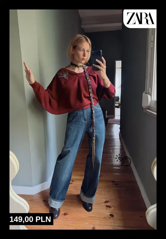 Zara - gazetka promocyjna SWETRY damskie od piątku 31.10  - strona 7