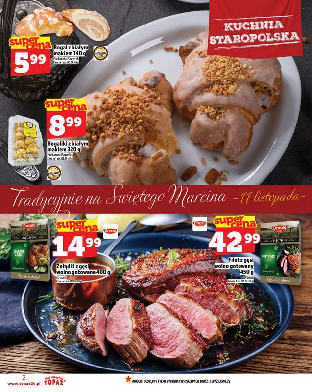 TOPAZ - gazetka promocyjna Gazetka od czwartku 06.11 do środy 12.11 - strona 2