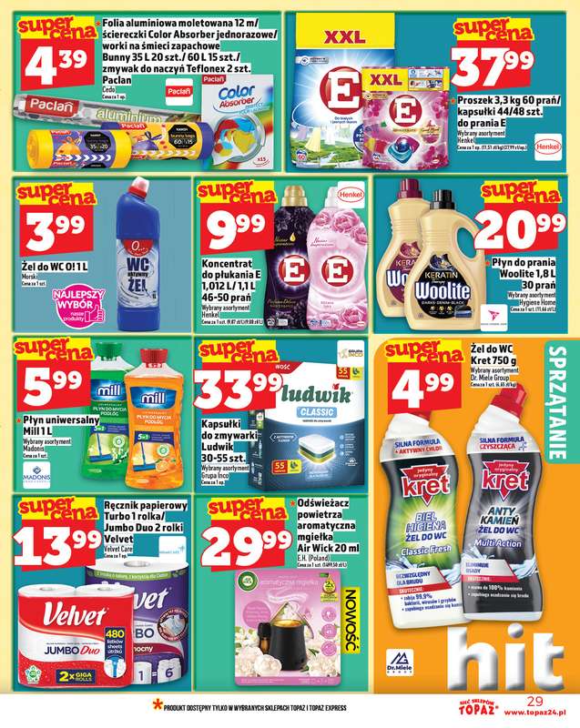 TOPAZ - gazetka promocyjna Gazetka od czwartku 06.11 do środy 12.11 - strona 29