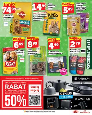 TOPAZ - gazetka promocyjna Gazetka od czwartku 06.11 do środy 12.11 - strona 21