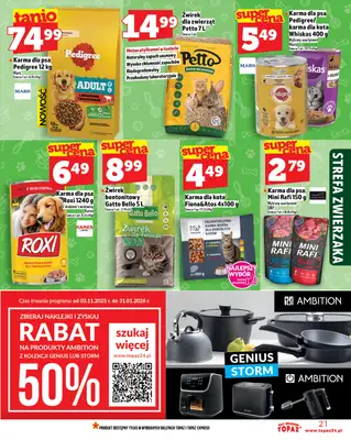 TOPAZ - gazetka promocyjna Gazetka od czwartku 06.11 do środy 12.11 - strona 21