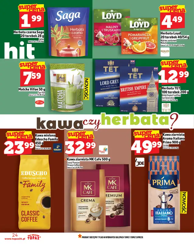 TOPAZ - gazetka promocyjna Gazetka od czwartku 06.11 do środy 12.11 - strona 24