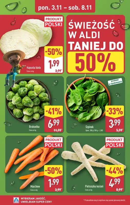 Aldi - gazetka promocyjna Farmer Aldik poleca! od poniedziałku 03.11 do soboty 08.11 - strona 4