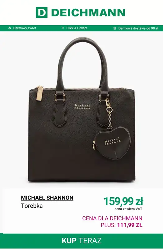 Deichmann - gazetka promocyjna -30% na torebki, plecaki i torby od soboty 01.11  - strona 11