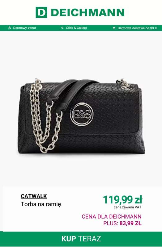 Deichmann - gazetka promocyjna -30% na torebki, plecaki i torby od soboty 01.11  - strona 7