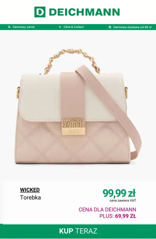 Deichmann - gazetka promocyjna -30% na torebki, plecaki i torby od soboty 01.11  - strona 8