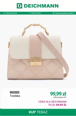 Deichmann - gazetka promocyjna -30% na torebki, plecaki i torby od soboty 01.11  - strona 8 Deichmann - gazetka promocyjna -30% na torebki, plecaki i torby od soboty 01.11  - strona 8