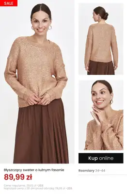 Top Secret - gazetka promocyjna Ciepłe swetry już od 69,99 zł od niedzieli 02.11 do wtorku 11.11 - strona 10