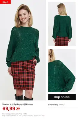 Top Secret - gazetka promocyjna Ciepłe swetry już od 69,99 zł od niedzieli 02.11 do wtorku 11.11 - strona 3