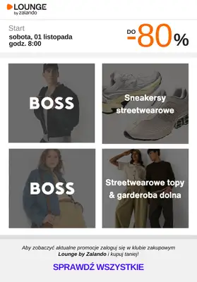 Lounge by Zalando - gazetka promocyjna Do -80% na wybrane marki na weekend! od soboty 01.11 do niedzieli 02.11 Lounge by Zalando - gazetka promocyjna Do -80% na wybrane marki na weekend! od soboty 01.11 do niedzieli 02.11