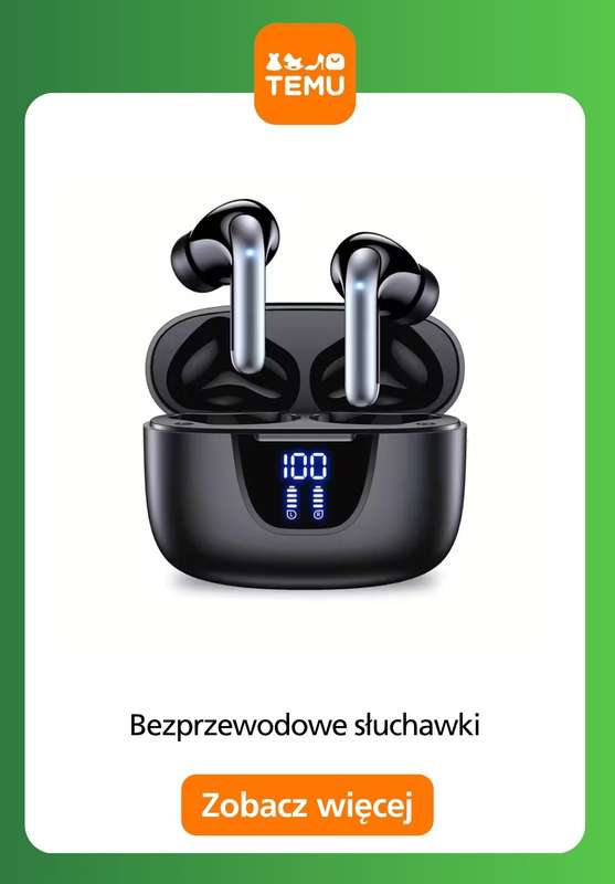 Temu - gazetka promocyjna Słuchawki bezprzewodowe od soboty 01.11  - strona 14