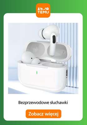 Temu - gazetka promocyjna Słuchawki bezprzewodowe od soboty 01.11  - strona 10