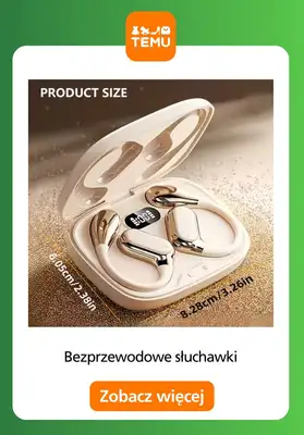 Temu - gazetka promocyjna Słuchawki bezprzewodowe od soboty 01.11  - strona 11 Temu - gazetka promocyjna Słuchawki bezprzewodowe od soboty 01.11  - strona 11