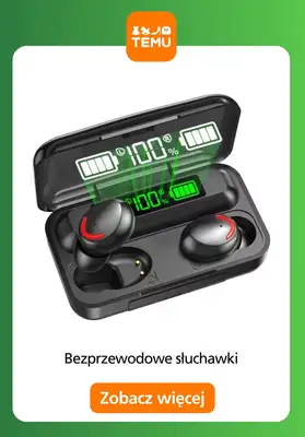 Temu - gazetka promocyjna Słuchawki bezprzewodowe od soboty 01.11  - strona 7 Temu - gazetka promocyjna Słuchawki bezprzewodowe od soboty 01.11  - strona 7
