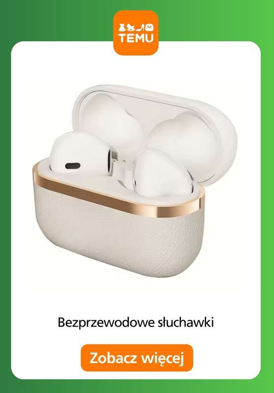 Temu - gazetka promocyjna Słuchawki bezprzewodowe od soboty 01.11  - strona 8