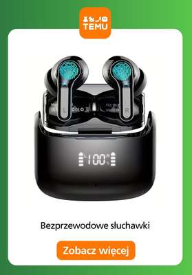 Temu - gazetka promocyjna Słuchawki bezprzewodowe od soboty 01.11  - strona 5
