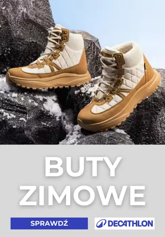 Decathlon - gazetka promocyjna Buty trekkingowe zimowe od soboty 01.11 