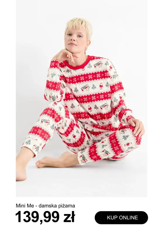 C&A - gazetka promocyjna Świąteczne piżamy dla całej rodziny od soboty 01.11  - strona 3