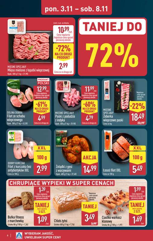 Aldi - gazetka promocyjna Pełny katalog! od poniedziałku 03.11 do soboty 08.11 - strona 6