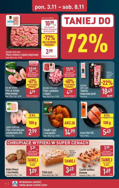 Aldi - gazetka promocyjna Pełny katalog! od poniedziałku 03.11 do soboty 08.11 - strona 6