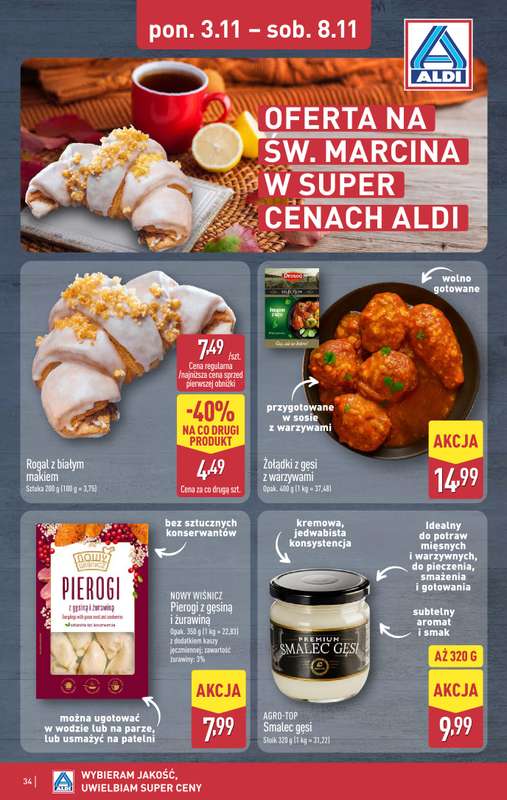 Aldi - gazetka promocyjna Pełny katalog! od poniedziałku 03.11 do soboty 08.11 - strona 34