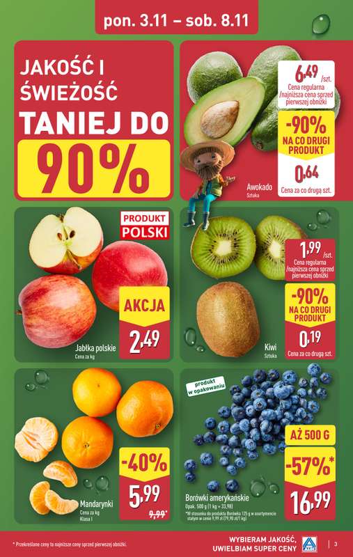 Aldi - gazetka promocyjna Pe艂ny katalog! od poniedzia艂ku 03.11 do soboty 08.11 - strona 3 Aldi - gazetka promocyjna Pe艂ny katalog! od poniedzia艂ku 03.11 do soboty 08.11 - strona 3