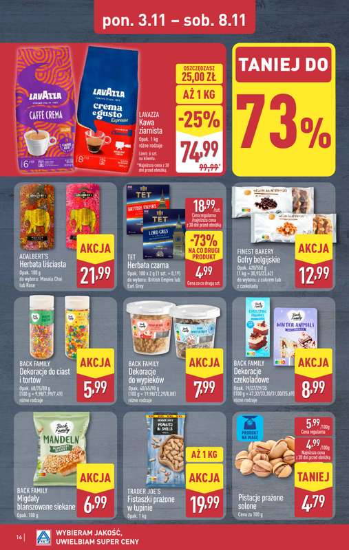 Aldi - gazetka promocyjna Pe艂ny katalog! od poniedzia艂ku 03.11 do soboty 08.11 - strona 16 Aldi - gazetka promocyjna Pe艂ny katalog! od poniedzia艂ku 03.11 do soboty 08.11 - strona 16