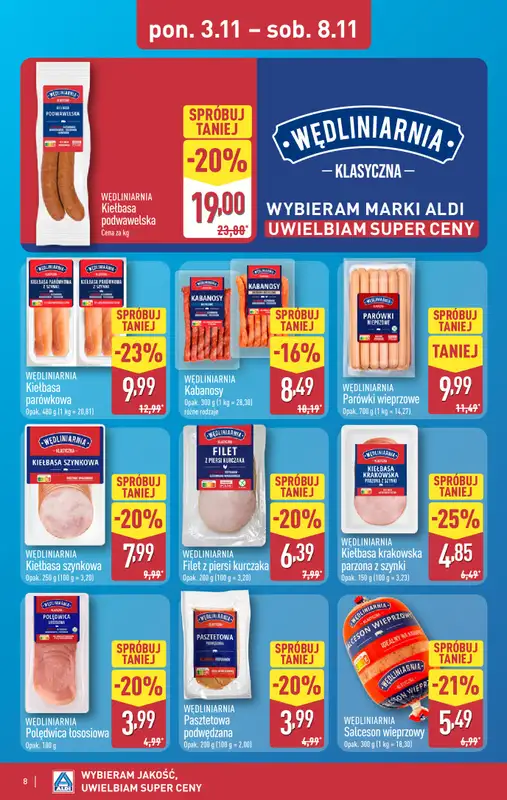 Aldi - gazetka promocyjna Pełny katalog! od poniedziałku 03.11 do soboty 08.11 - strona 8