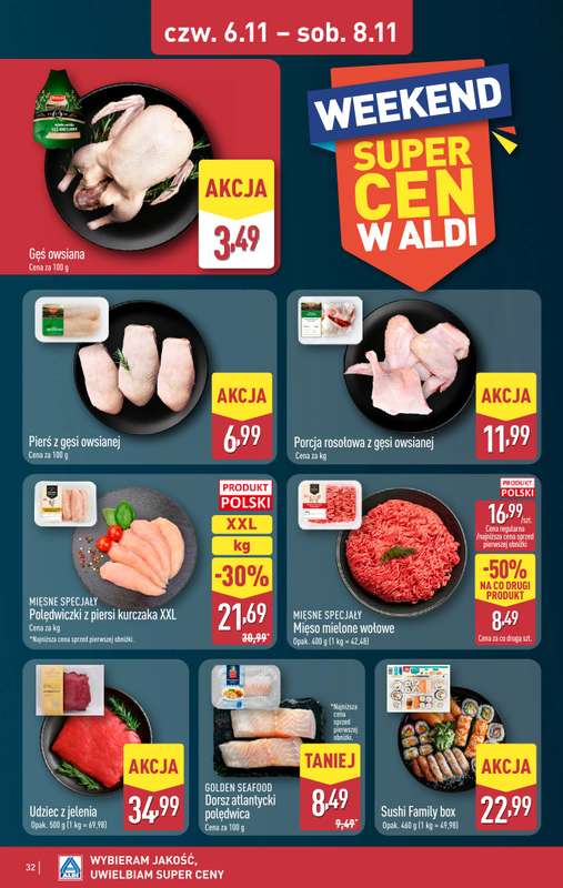 Aldi - gazetka promocyjna Pe艂ny katalog! od poniedzia艂ku 03.11 do soboty 08.11 - strona 32 Aldi - gazetka promocyjna Pe艂ny katalog! od poniedzia艂ku 03.11 do soboty 08.11 - strona 32