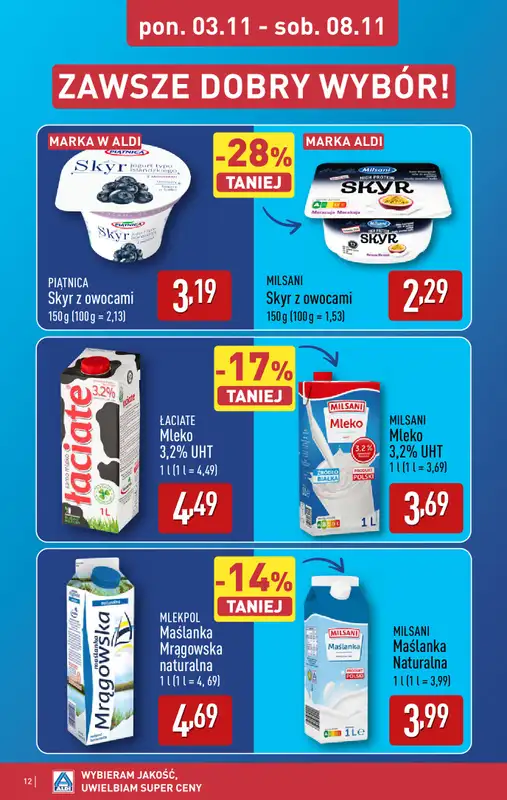 Aldi - gazetka promocyjna Pełny katalog! od poniedziałku 03.11 do soboty 08.11 - strona 12