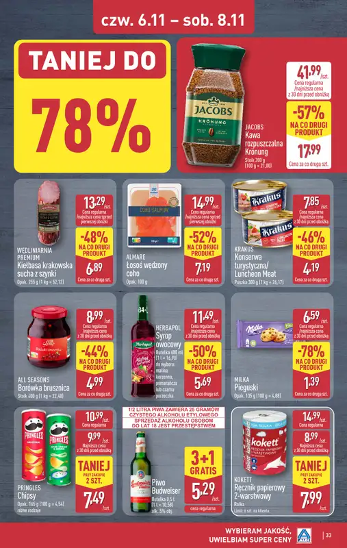 Aldi - gazetka promocyjna Pełny katalog! od poniedziałku 03.11 do soboty 08.11 - strona 33