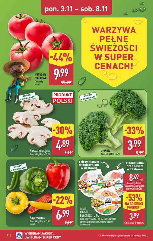 Aldi - gazetka promocyjna Pe艂ny katalog! od poniedzia艂ku 03.11 do soboty 08.11 - strona 2 Aldi - gazetka promocyjna Pe艂ny katalog! od poniedzia艂ku 03.11 do soboty 08.11 - strona 2