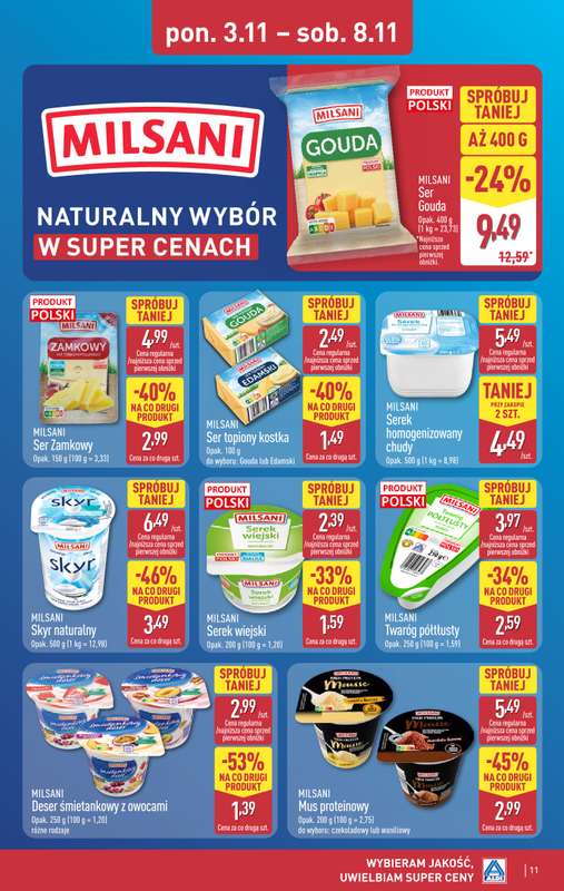 Aldi - gazetka promocyjna Pe艂ny katalog! od poniedzia艂ku 03.11 do soboty 08.11 - strona 11 Aldi - gazetka promocyjna Pe艂ny katalog! od poniedzia艂ku 03.11 do soboty 08.11 - strona 11