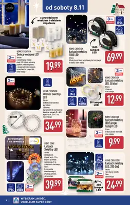 Aldi - gazetka promocyjna Dekoracje świąteczne w super cenach! od soboty 08.11 do soboty 08.11 - strona 4